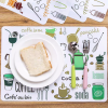 Factory Direct High Quality Custom Printing PP Reversible Individual Table Mats Placemat Set