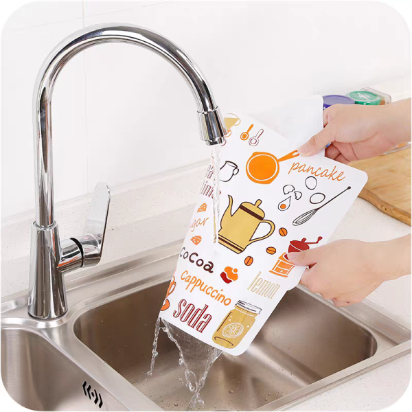 Factory Direct High Quality Custom Printing PP Reversible Individual Table Mats Placemat Set