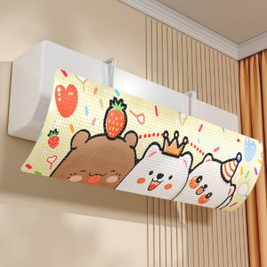 Custom PP Plastic Air Conditioner Wind Deflector - Anti-Direct Blow, Retractable Air Outlet Shield