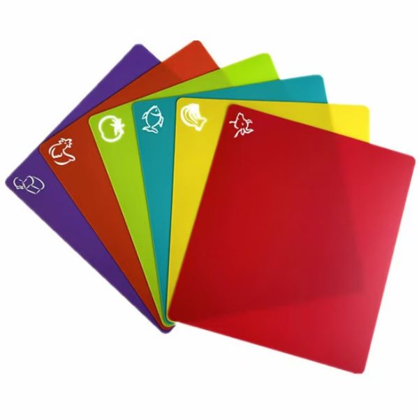 Eco-friendly PP Plastic Cutting Board Flexible pp Chopping Board with Customized Printing