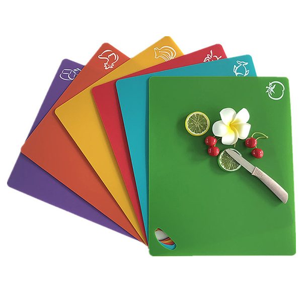 Eco-friendly PP Plastic Cutting Board Flexible pp Chopping Board with Customized Printing