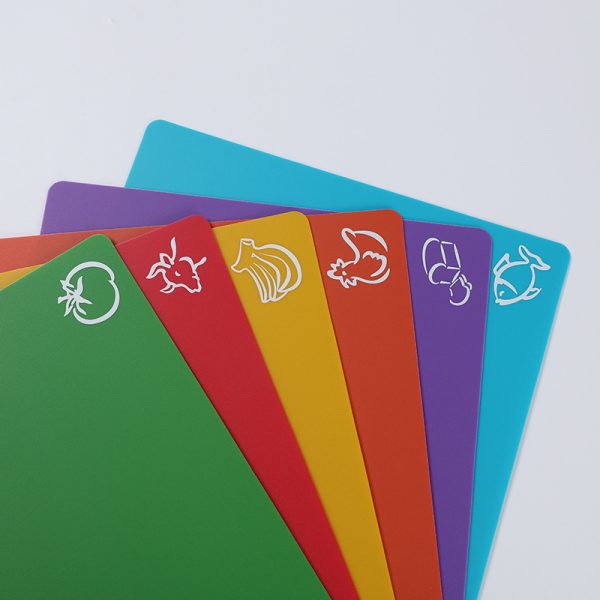 Eco-friendly PP Plastic Cutting Board Flexible pp Chopping Board with Customized Printing
