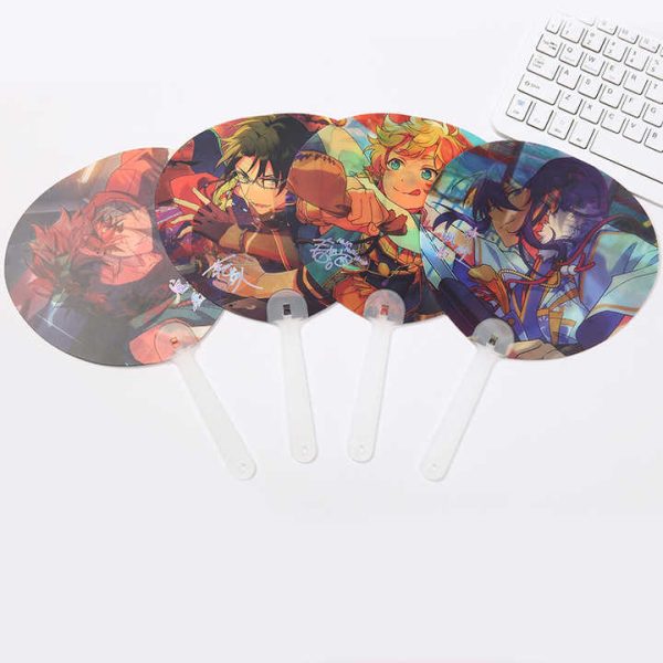 Personalised Hand Fans OEM Logo Printing PP Mini Fan Hand Wholesale Customize Advertising Cheap PP Plastic Hand Fan