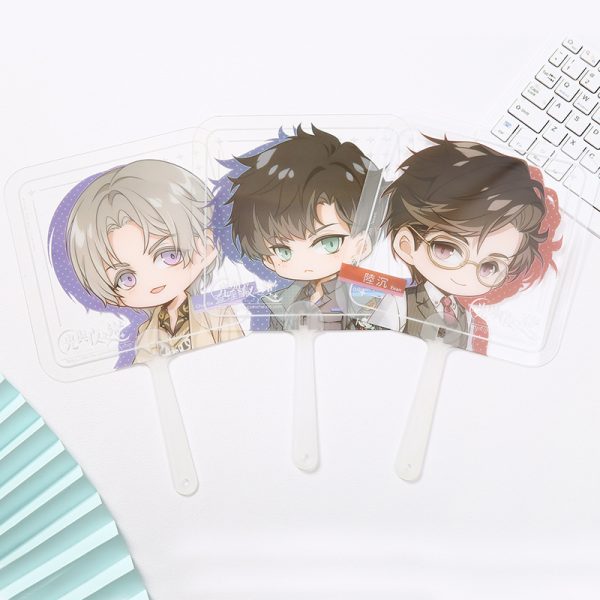 Personalised Hand Fans OEM Logo Printing PP Mini Fan Hand Wholesale Customize Advertising Cheap PP Plastic Hand Fan