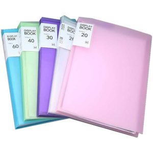 A4 PP clear Transparent Refillable Display Pocket File Folder Presentation clear Book