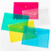 Popular Waterproof Document File Clear A4 PP Plastic Snap Button Envelope Document Bag