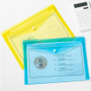 Popular Waterproof Document File Clear A4 PP Plastic Snap Button Envelope Document Bag