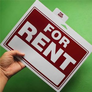 PP Polypropylene Rental Signboard Sheet 12mm Thick Plastic Sign for House Car Machine Rental Notice Available 10mm 3mm