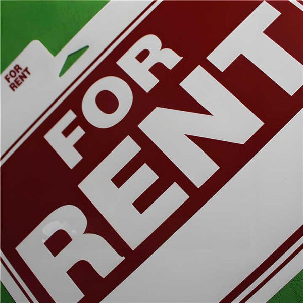 PP Polypropylene Rental Signboard Sheet 12mm Thick Plastic Sign for House Car Machine Rental Notice Available 10mm 3mm