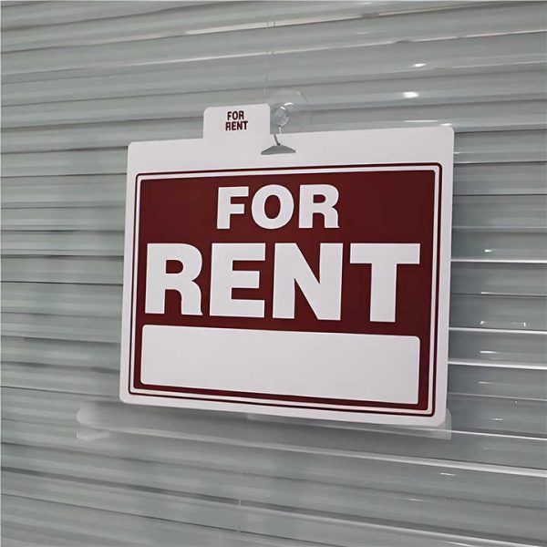 PP Polypropylene Rental Signboard Sheet 12mm Thick Plastic Sign for House Car Machine Rental Notice Available 10mm 3mm