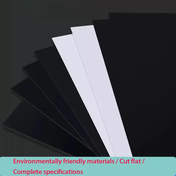 White/Black Frosted PP Plastic Sheet Board